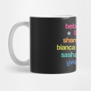 Winning Drag Queens in Rainbow Colours Mug